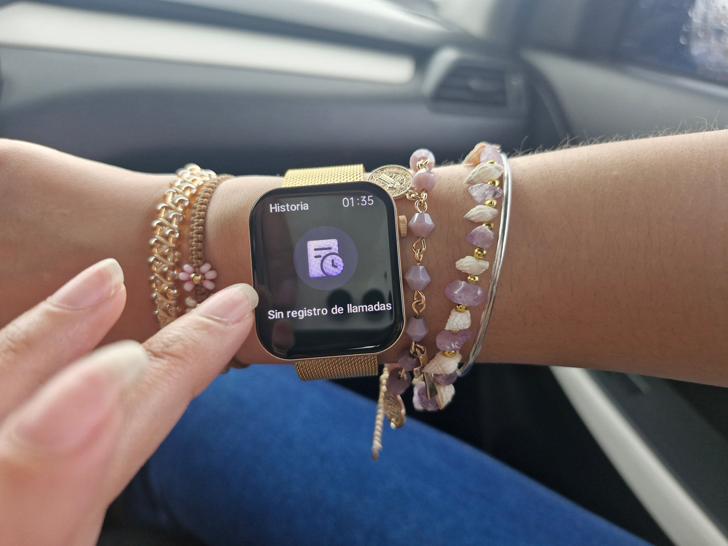 New For Women. Ultra Thin Smartwatch Bluetooth Call 1.85inch AMOLED IP68 Waterproof Heart Rate Sports Track Smart Bracelet