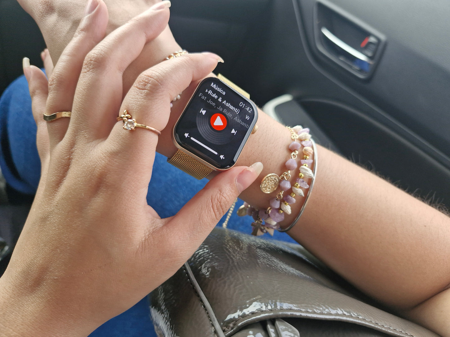 New For Women. Ultra Thin Smartwatch Bluetooth Call 1.85inch AMOLED IP68 Waterproof Heart Rate Sports Track Smart Bracelet