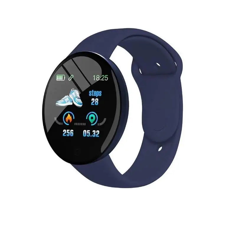 D18 Smartwatch Circular Color Screen With Multiple Sports Modes Call Information Reminder Photo Taking Music Smart Bracelet New