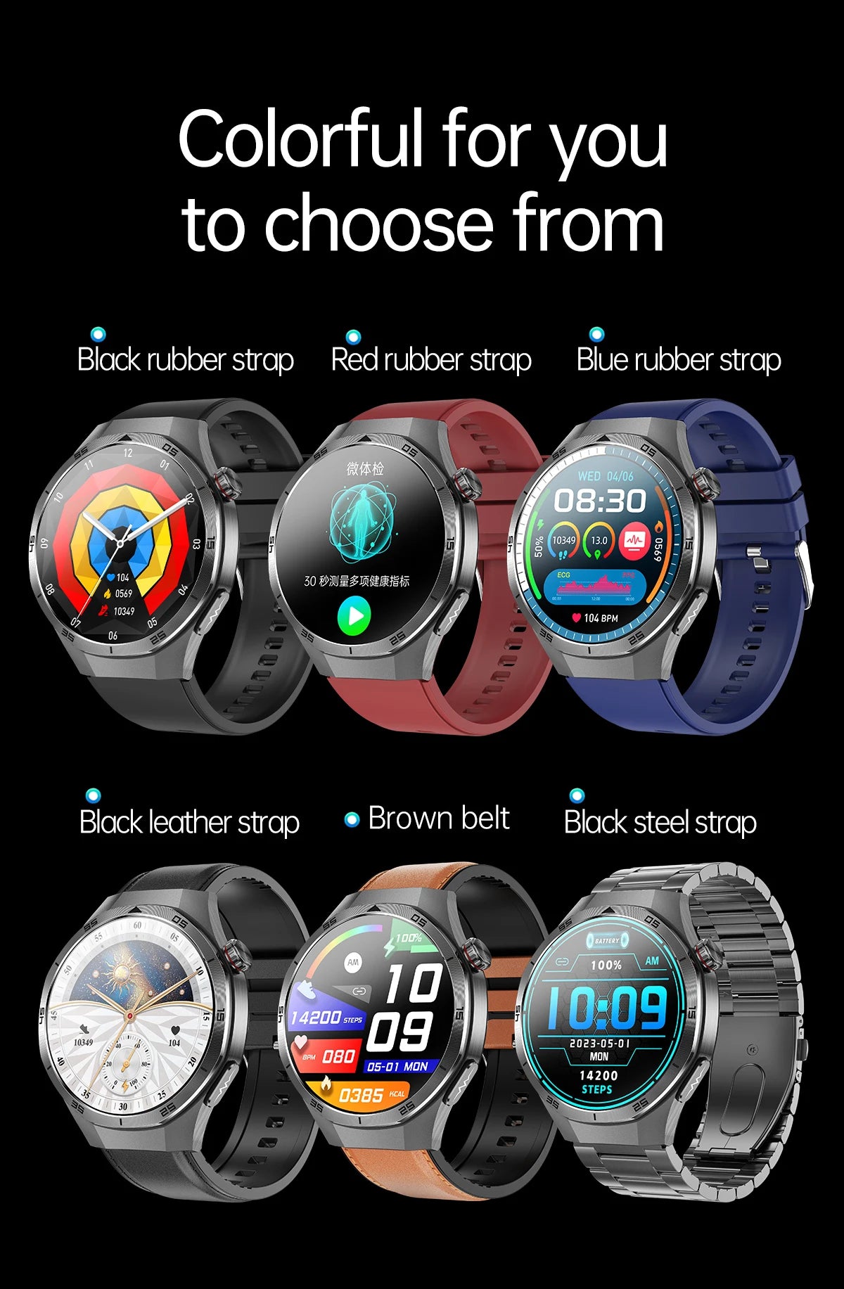 2025 New For HUAWEI Medical Grade Blood Fat Smartwatch ECG Bluetooth call Uric Acid Blood Pressure Health Monitoring Smart Watch
