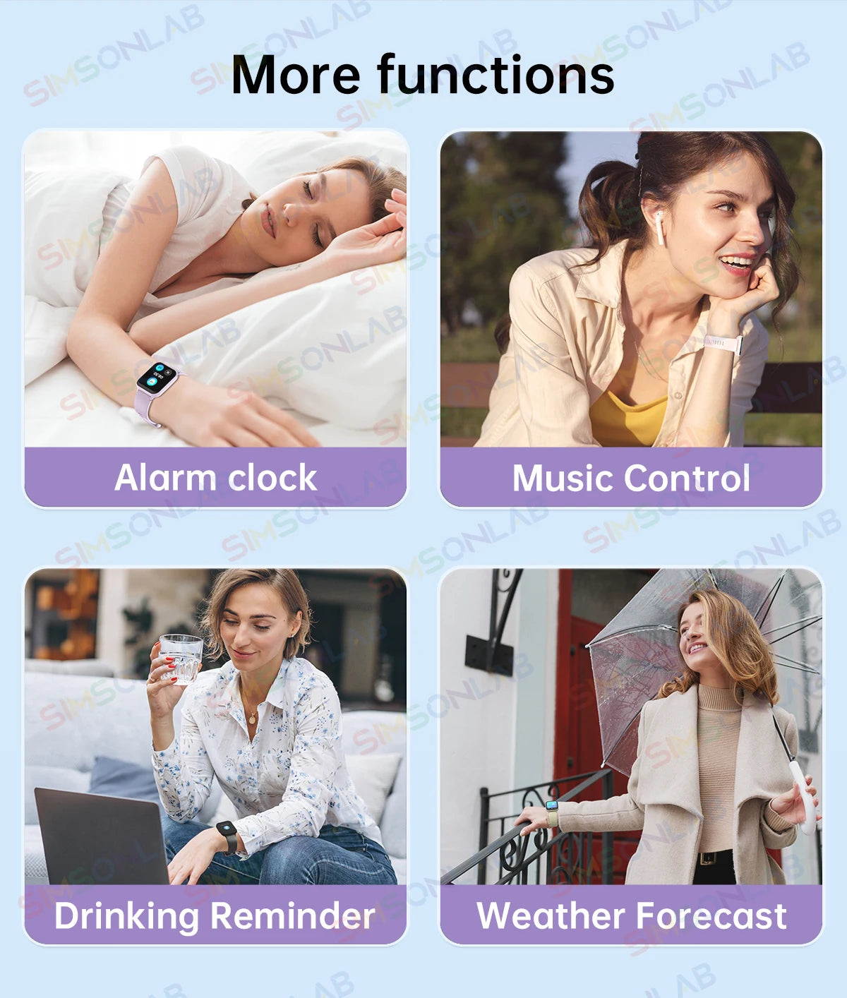 New Fashion Smart Watch 1ATM Waterproof Watch 5 Lite Heart Rate Monitoring Bluetooth Call 1.83HD Screen Outdoor Sport Watch Gift
