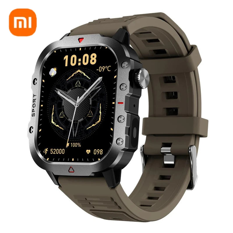 XIAOMI Military Smart Watch Men IP68 5ATM Outdoor Sports Fitness Tracker Health Monitor 1.81 Inch BT Call Smartwatch New