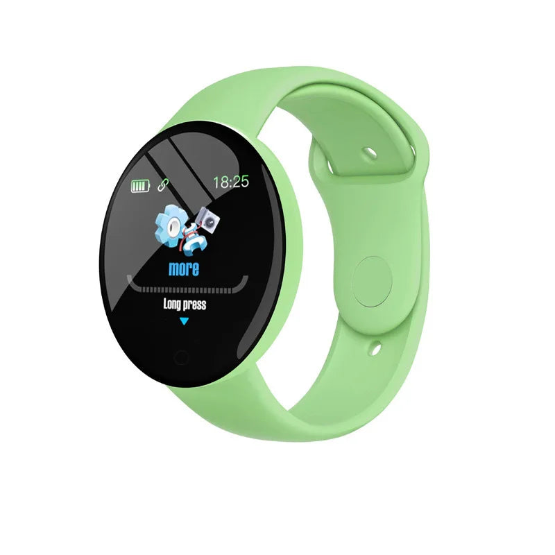 D18 Smartwatch Circular Color Screen With Multiple Sports Modes Call Information Reminder Photo Taking Music Smart Bracelet New