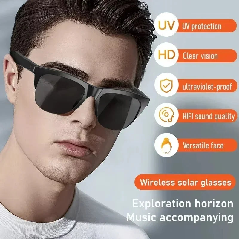 Xiaomi Smart Sunglasses Glasses Bluetooth Call AI Intelligent Headphones HIFI Blue Light Waterproof Anti-UV For Men Women Gift
