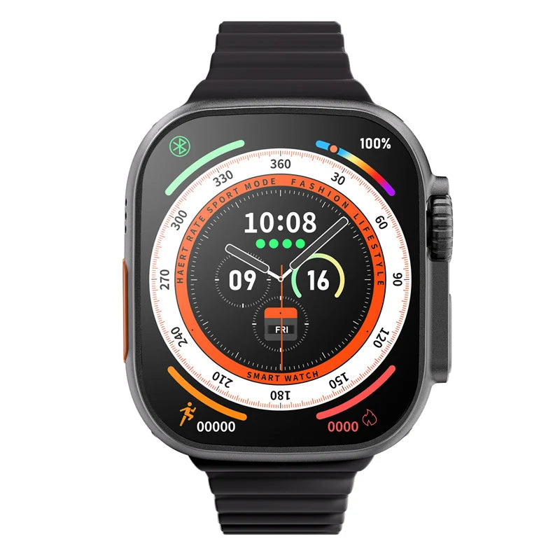 Smart Watch Ultra NFC Door Access Unlock Smartwatch 10 GPS Bluetooth Call Wireless Charge Fitness Bracelet Men Women For Sport