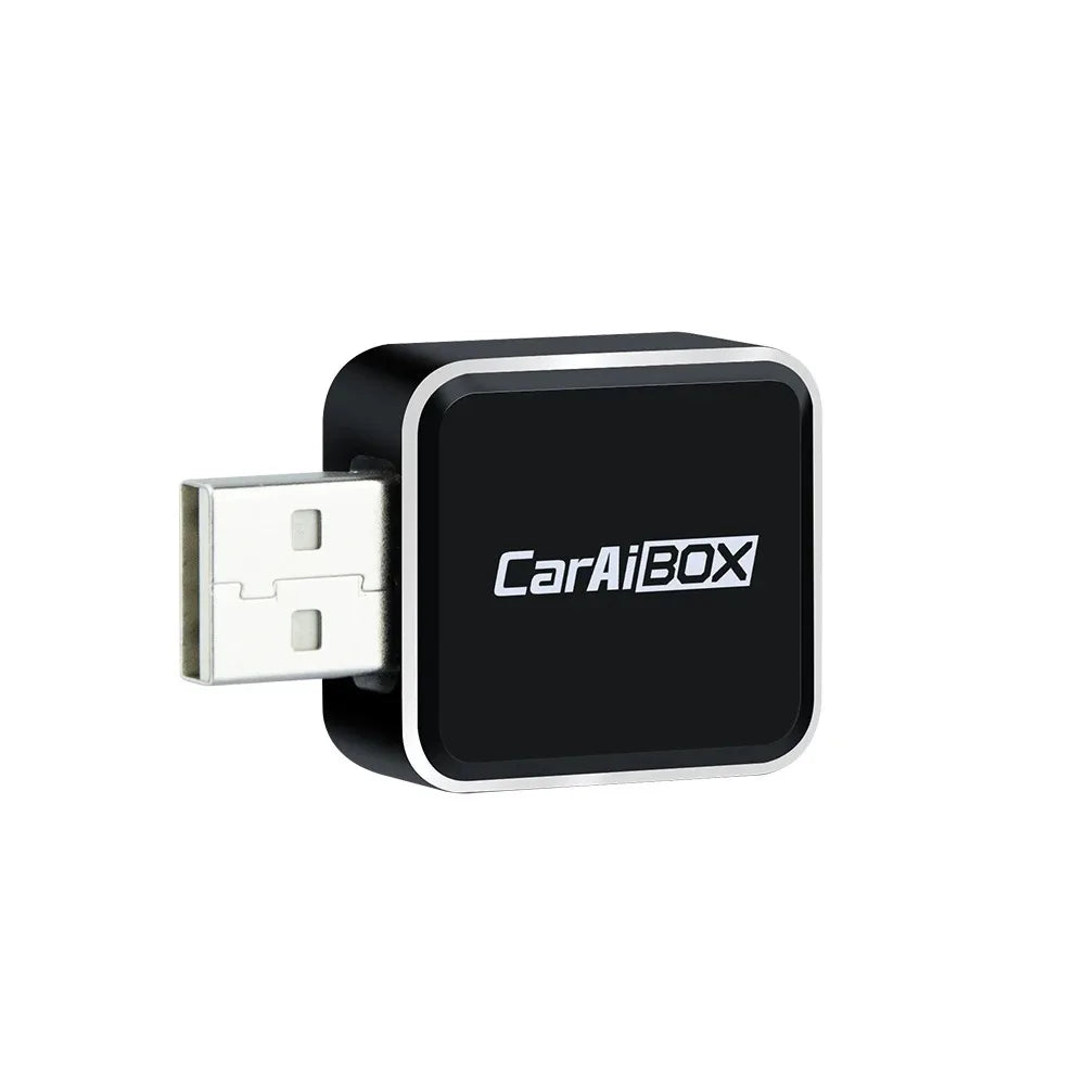 2 in1 CarPlay Adapter for Apple iOS Android Wireless Carplay Mini AI Box USB Type C Fast Connection Wired to Wireless Plug