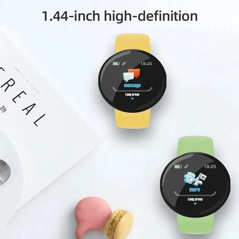 D18 Smartwatch Circular Color Screen With Multiple Sports Modes Call Information Reminder Photo Taking Music Smart Bracelet New