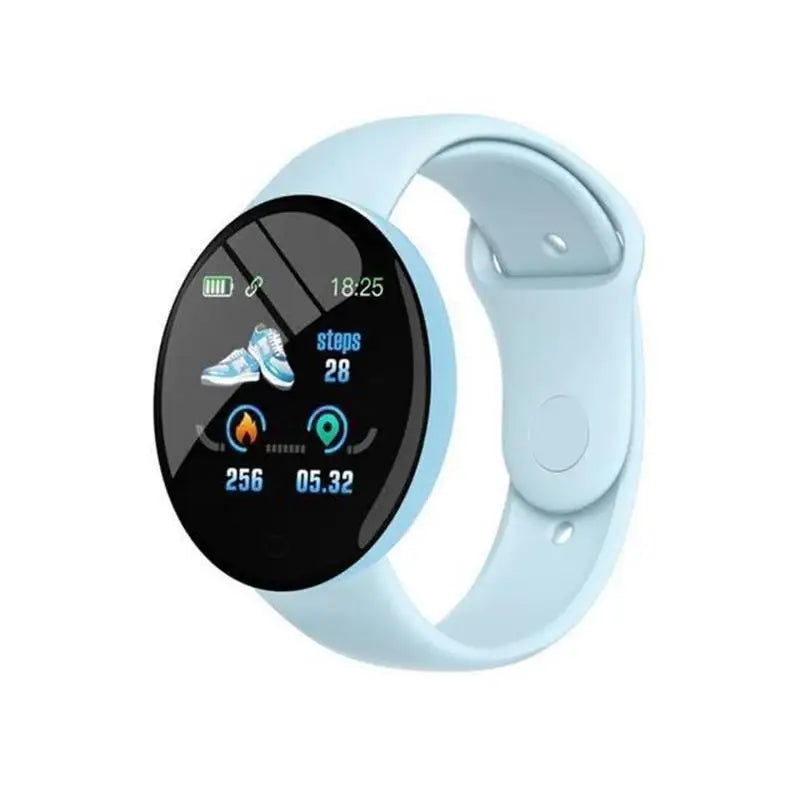 D18 Smartwatch Circular Color Screen With Multiple Sports Modes Call Information Reminder Photo Taking Music Smart Bracelet New