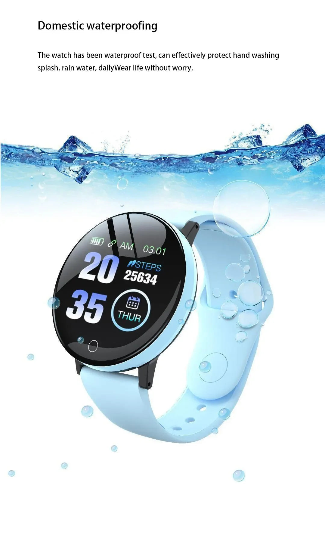 D18 Smartwatch Circular Color Screen With Multiple Sports Modes Call Information Reminder Photo Taking Music Smart Bracelet New