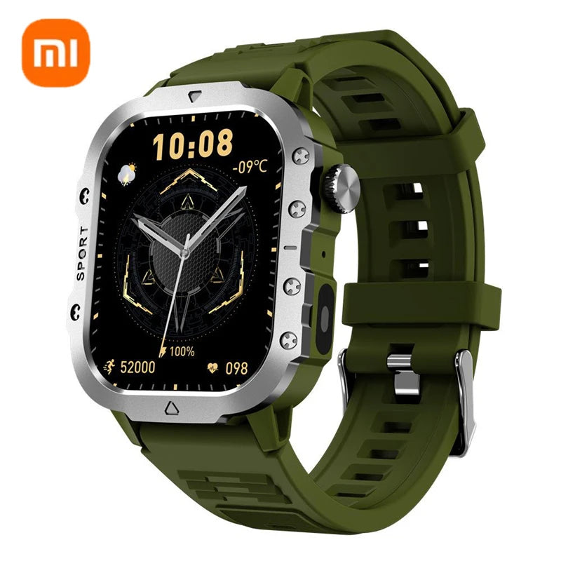 XIAOMI Military Smart Watch Men IP68 5ATM Outdoor Sports Fitness Tracker Health Monitor 1.81 Inch BT Call Smartwatch New