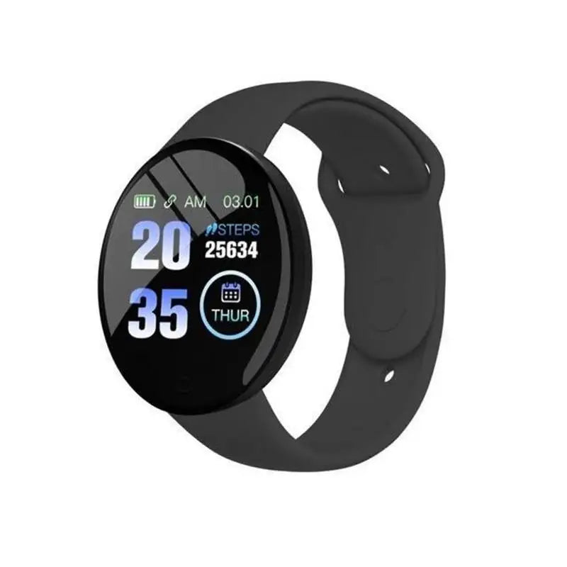 D18 Smartwatch Circular Color Screen With Multiple Sports Modes Call Information Reminder Photo Taking Music Smart Bracelet New