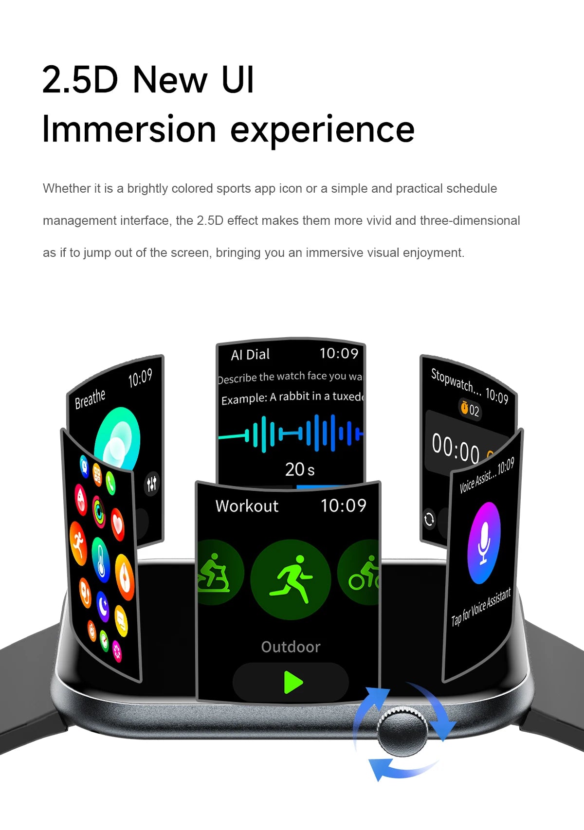 New For Women. Ultra Thin Smartwatch Bluetooth Call 1.85inch AMOLED IP68 Waterproof Heart Rate Sports Track Smart Bracelet