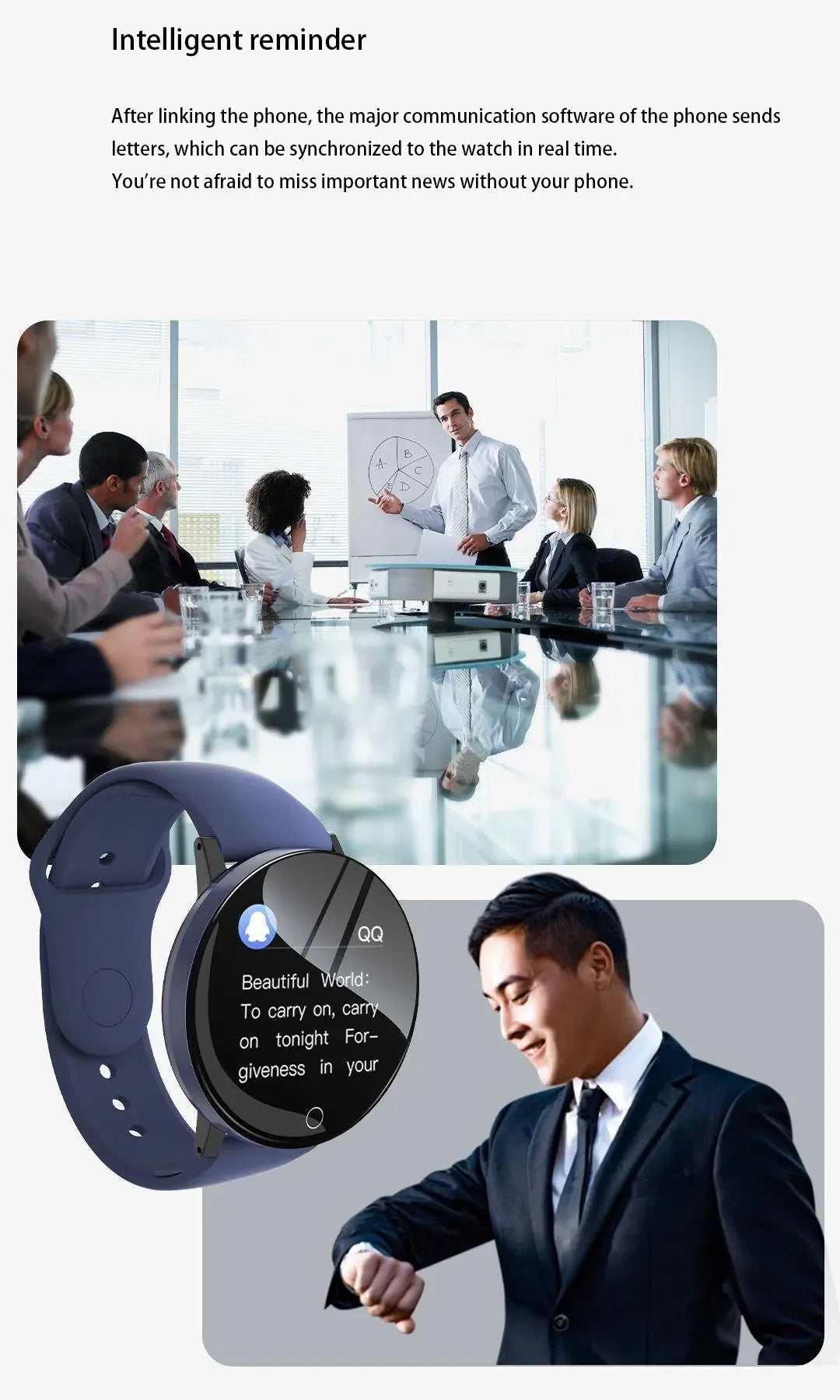 D18 Smartwatch Circular Color Screen With Multiple Sports Modes Call Information Reminder Photo Taking Music Smart Bracelet New