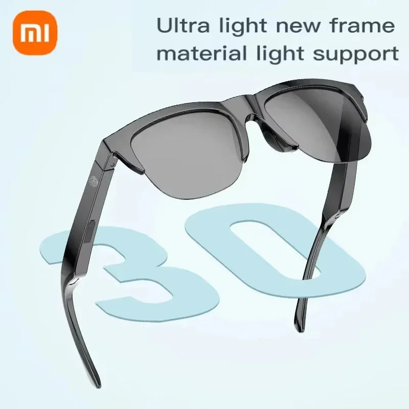 Xiaomi Smart Sunglasses Glasses Bluetooth Call AI Intelligent Headphones HIFI Blue Light Waterproof Anti-UV For Men Women Gift