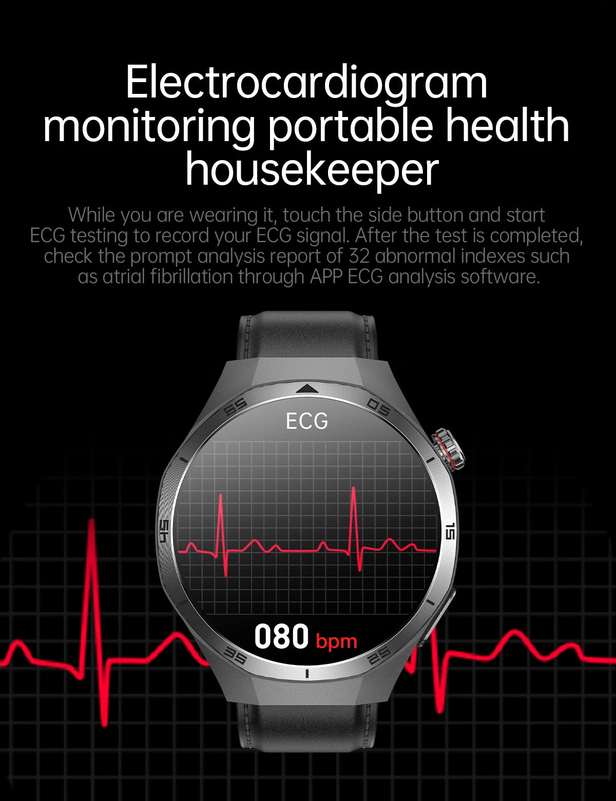 2025 New For HUAWEI Medical Grade Blood Fat Smartwatch ECG Bluetooth call Uric Acid Blood Pressure Health Monitoring Smart Watch
