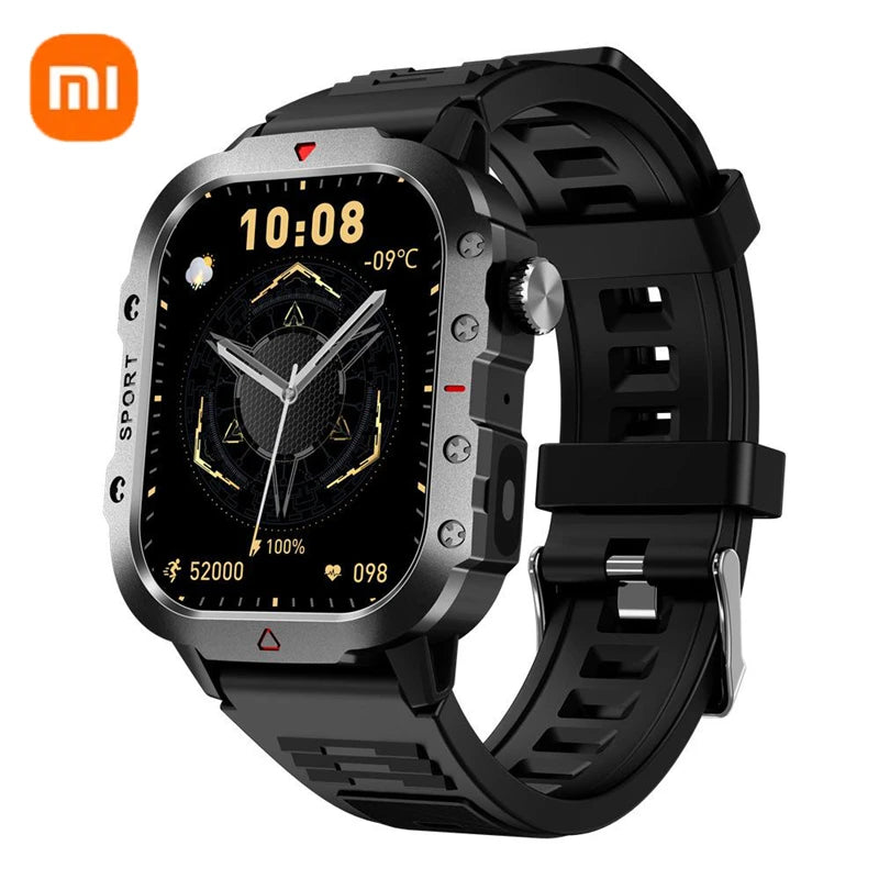 XIAOMI Military Smart Watch Men IP68 5ATM Outdoor Sports Fitness Tracker Health Monitor 1.81 Inch BT Call Smartwatch New