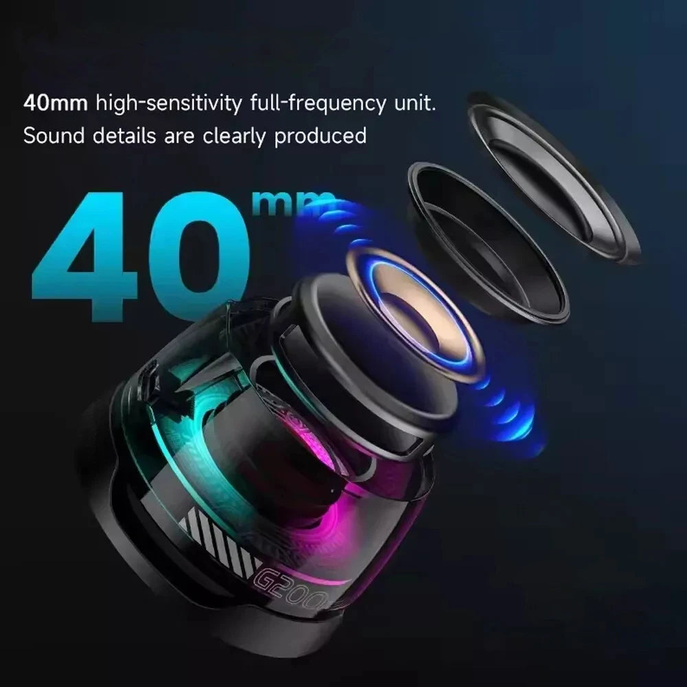 G200 Magnetic Portable Bluetooth 5.3 Speaker Mini Sound Box Multifunctional LED Color Light Stereo Soundbar Wireless Loudspeaker