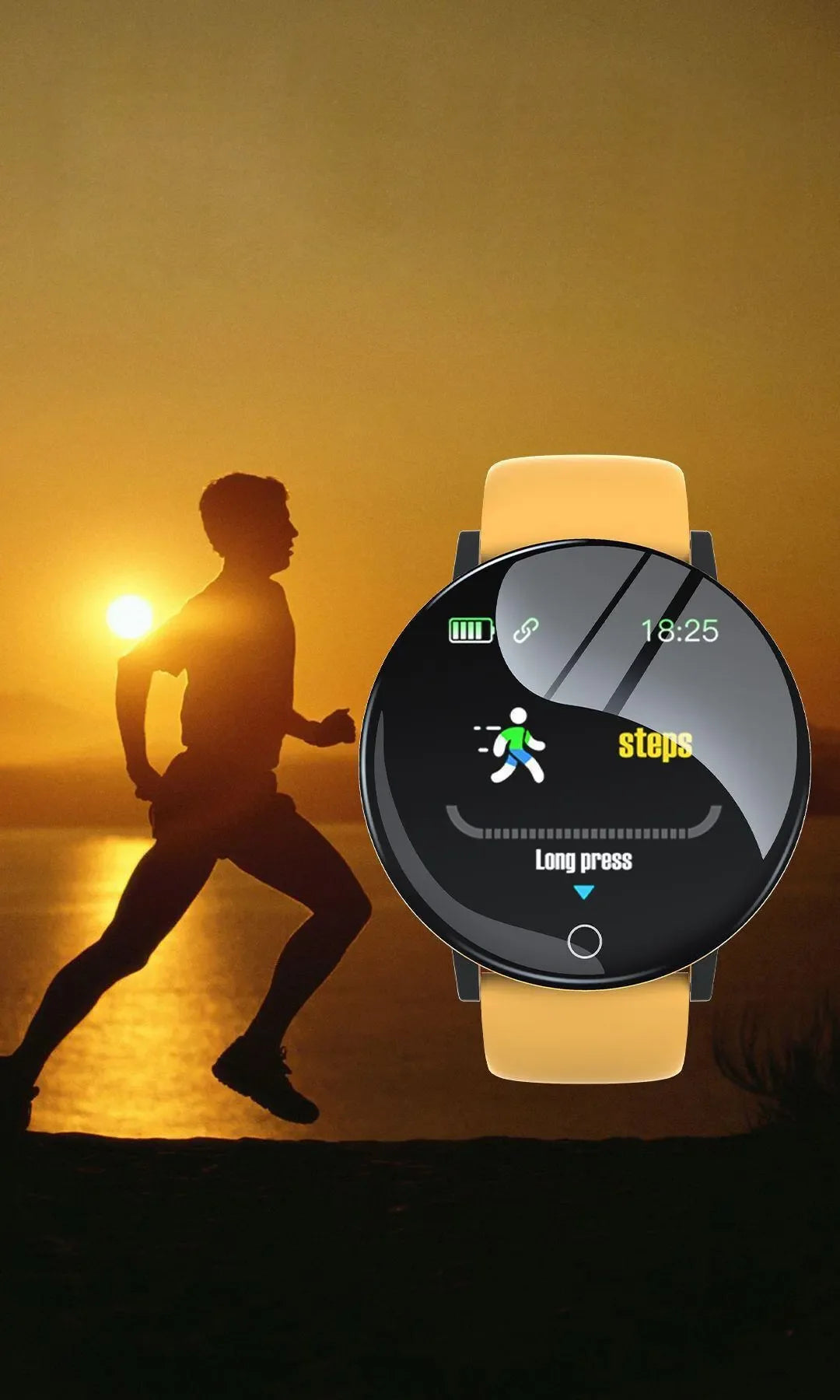 D18 Smartwatch Circular Color Screen With Multiple Sports Modes Call Information Reminder Photo Taking Music Smart Bracelet New