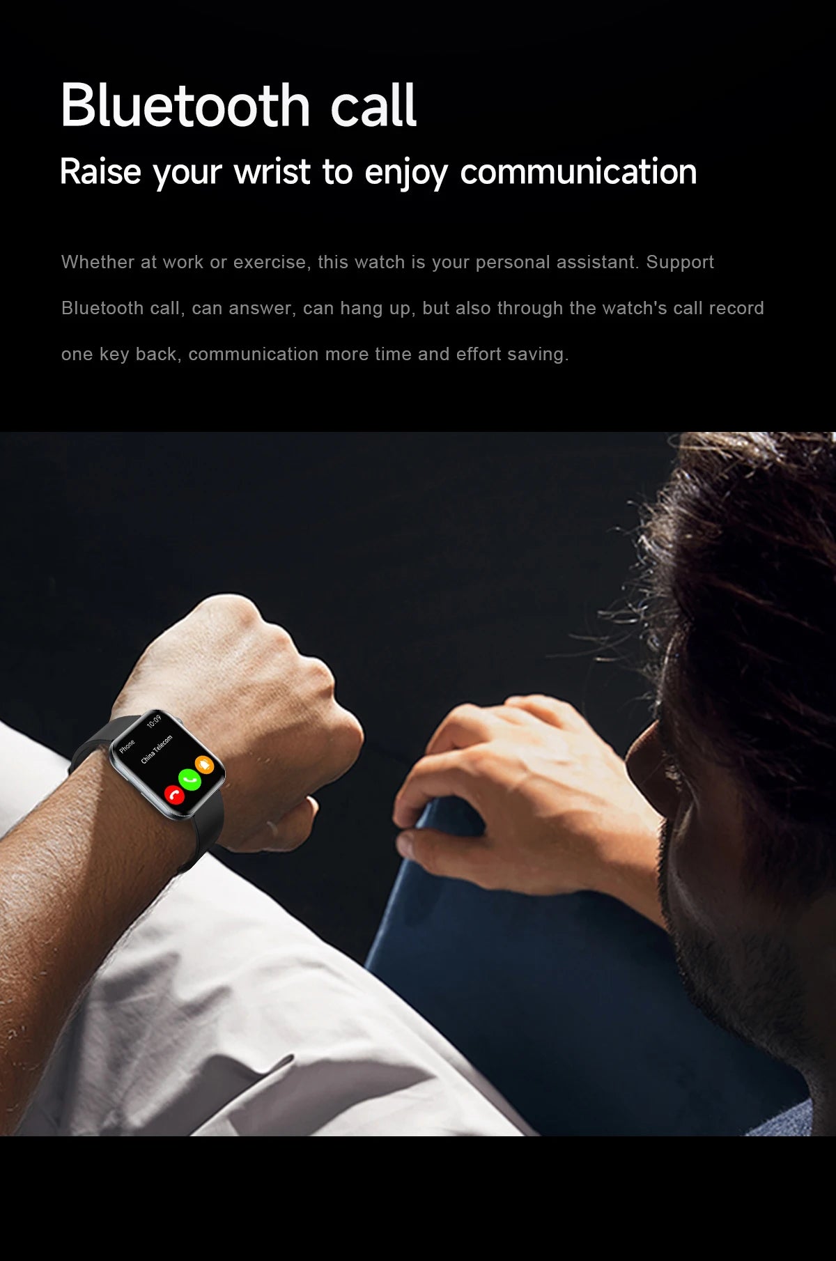 New For Women. Ultra Thin Smartwatch Bluetooth Call 1.85inch AMOLED IP68 Waterproof Heart Rate Sports Track Smart Bracelet