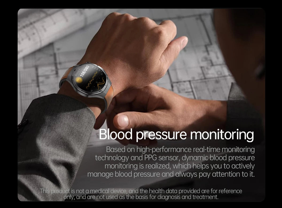 2025 New For HUAWEI Medical Grade Blood Fat Smartwatch ECG Bluetooth call Uric Acid Blood Pressure Health Monitoring Smart Watch