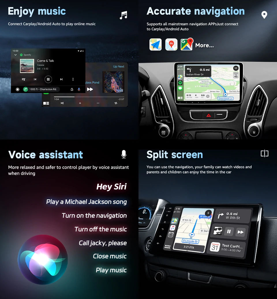 NEW 2 In 1 Wireless Carplay AI Box Android Auto Plug And Play  2025 5G WIFI For iphone Android Phone Wired Carplay To Wireless