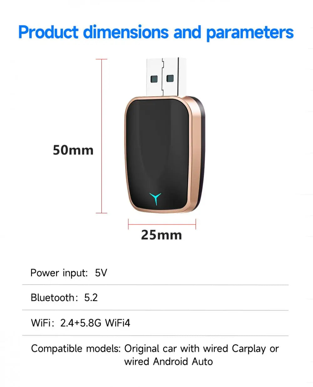 NEW 2 In 1 Wireless Carplay AI Box Android Auto Plug And Play  2025 5G WIFI For iphone Android Phone Wired Carplay To Wireless