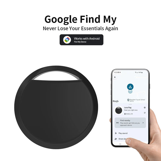 Bluetooth GPS Tracker for Android Phones Work With Google Find My App Key Finder Pet Smart Tag for Xiaomi Samsung Pixel OnePlus