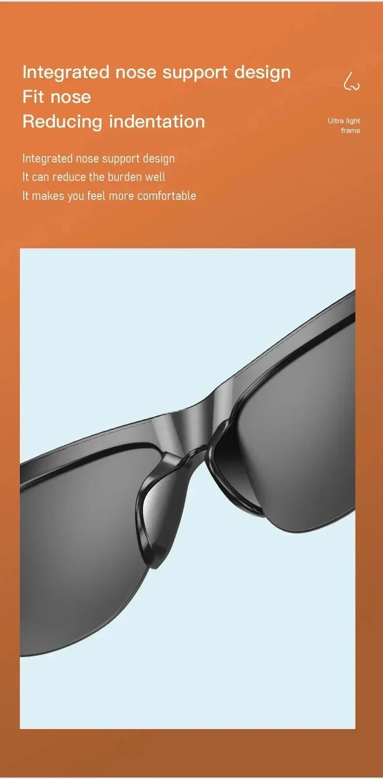 Xiaomi Smart Sunglasses Glasses Bluetooth Call AI Intelligent Headphones HIFI Blue Light Waterproof Anti-UV For Men Women Gift