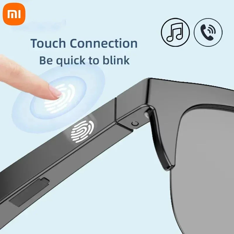 Xiaomi Smart Sunglasses Glasses Bluetooth Call AI Intelligent Headphones HIFI Blue Light Waterproof Anti-UV For Men Women Gift