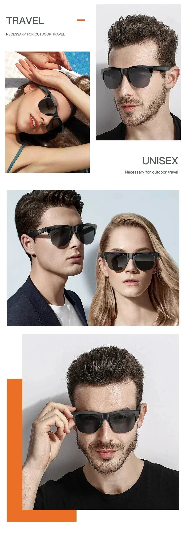 Xiaomi Smart Sunglasses Glasses Bluetooth Call AI Intelligent Headphones HIFI Blue Light Waterproof Anti-UV For Men Women Gift